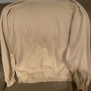 FUBU Men's Tan Crewneck Sweater